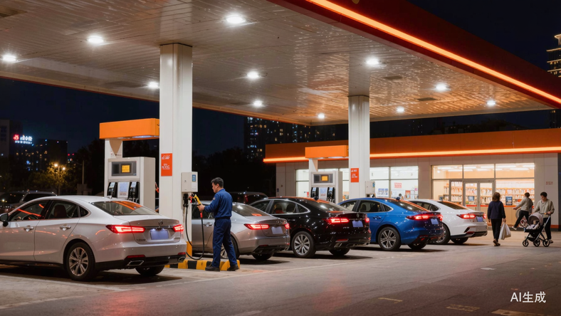 收到汽油涨价的短信后,北京的“穷鬼”们纷纷走出了家门